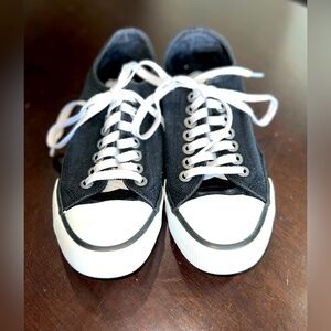 🤩 NEW LISTING! Harley-Davidson Zia Shoes Black Wht D83817 Low Top Lace Up Sz 8.5